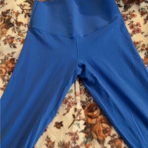 aerie cobalt blue high-waist leggings
